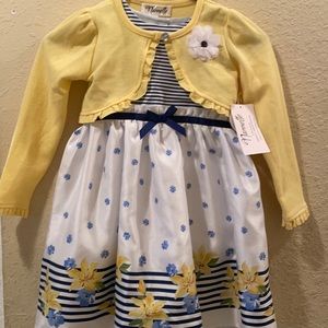 Nanette brand new never worn with tags formal girls dress size 5T sleeveless